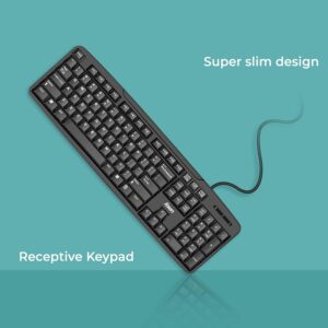 Foxin FKB-102 Plus Wired USB Keyboard with 1.5meter Cable