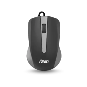 Foxin Smart-Grey Wired Mouse (FOXMOU0110)