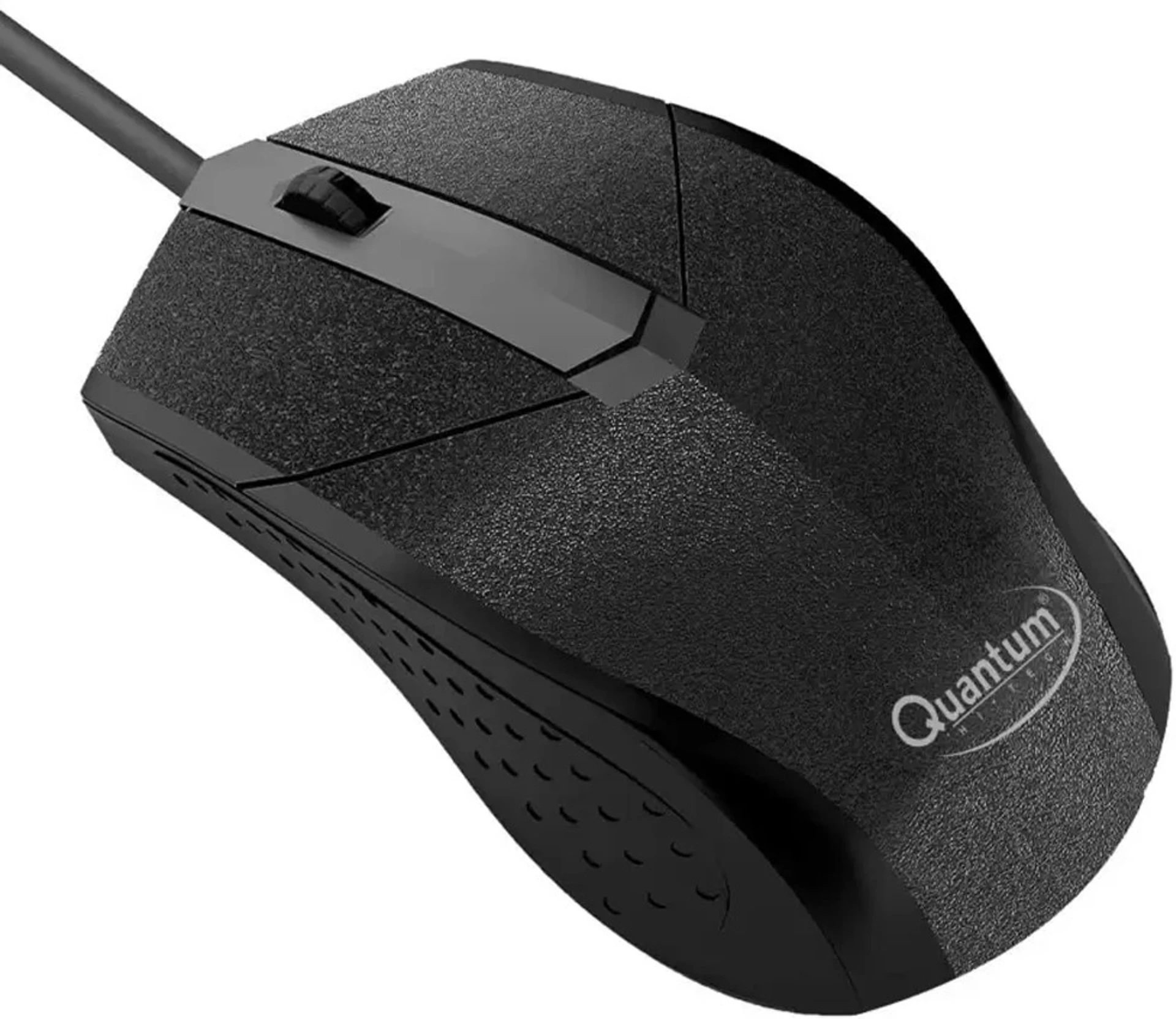 Quantum QHM224D Wired Optical Mouse (USB 2.0, Black) - Image 2